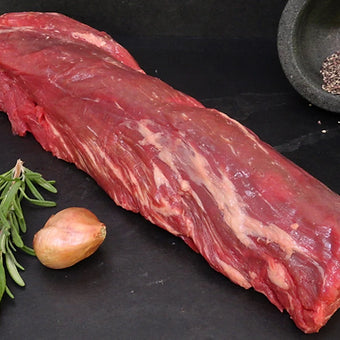 Bovine Tenderloin Cut buffalo Meat Raw Uncooked 500g