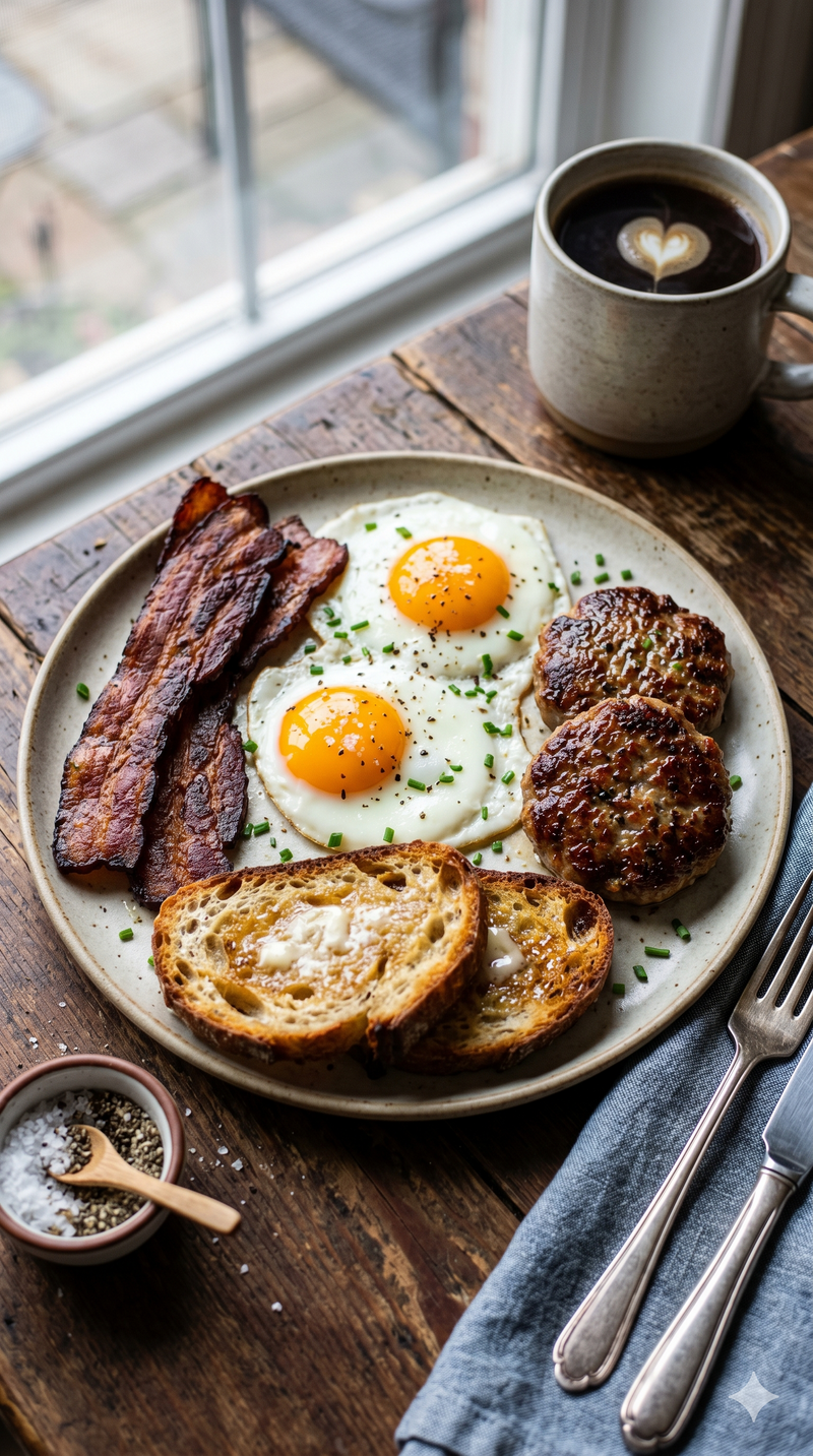 Full Weekend Breakfast Plate