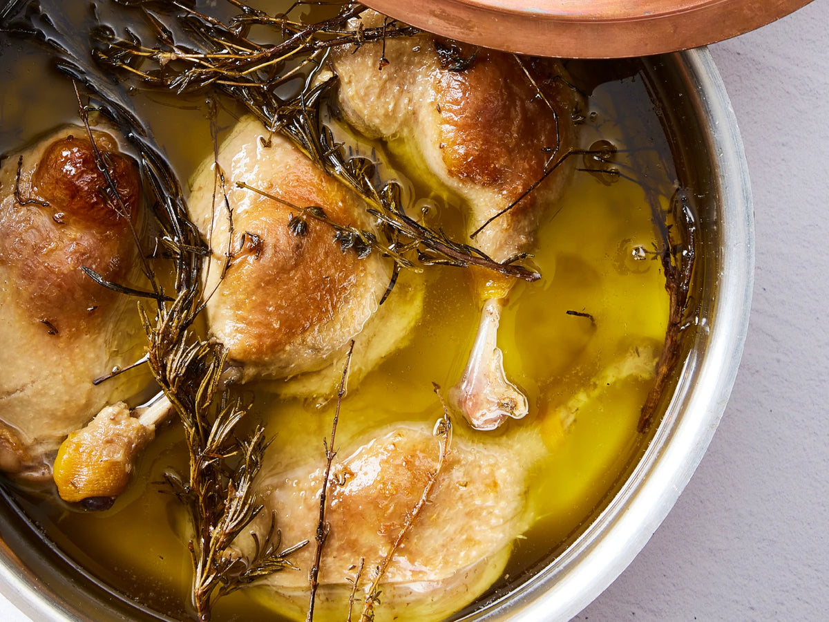 Duck Confit with Crispy Potatoes
