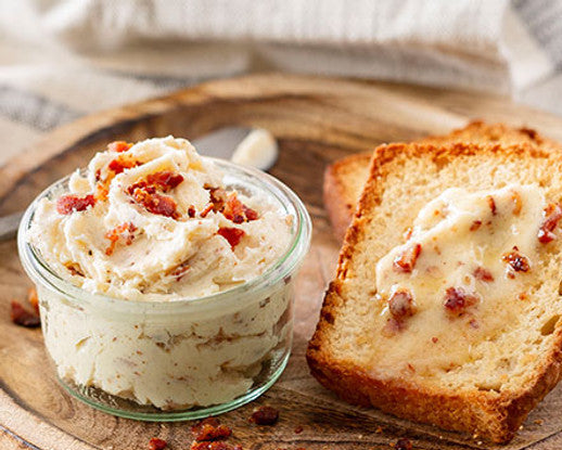 Bacon Butter Melted on Bread